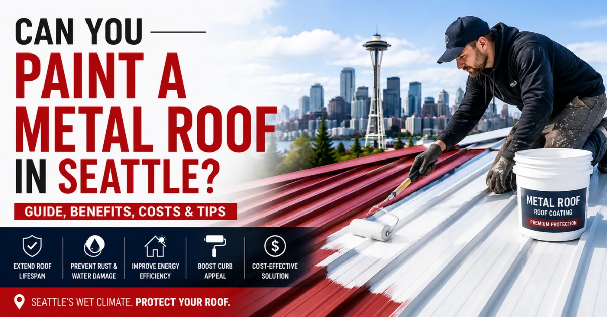 Can You Paint a Metal Roof in Seattle?
