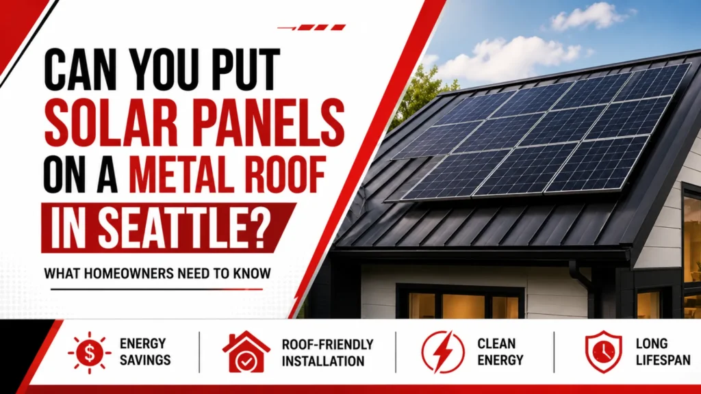 Can You Put Solar Panels on a Metal Roof in Seattle?