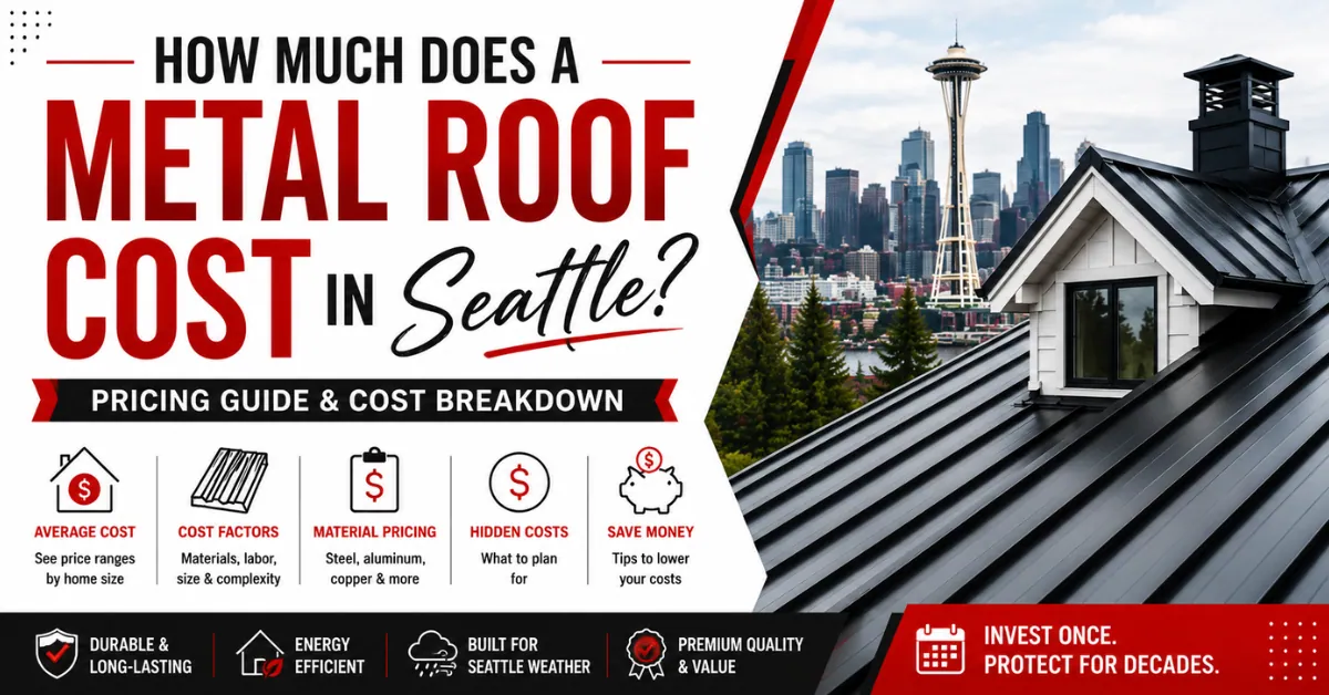 How Much Does a Metal Roof Cost in Seattle?