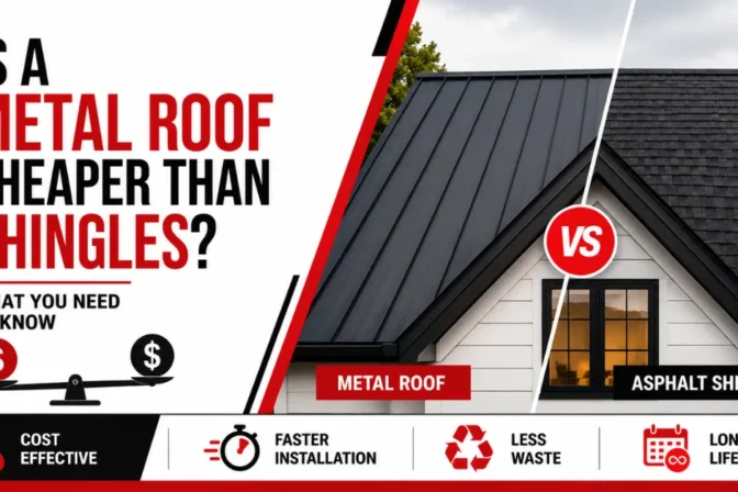 Is a Metal Roof Cheaper Than Shingles?