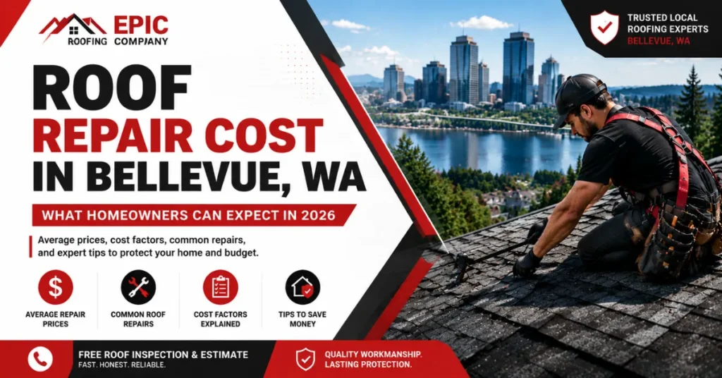 Roof Repair Cost in Bellevue