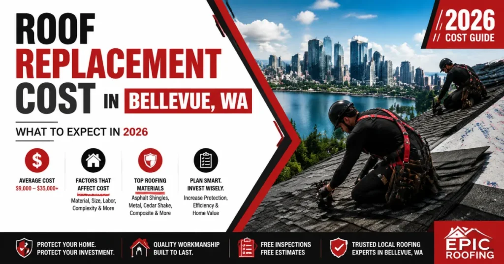 Roof Replacement Cost in Bellevue