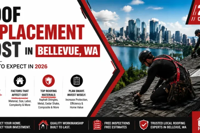 Roof Replacement Cost in Bellevue: What to Expect in 2026