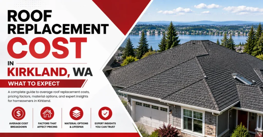 Roof Replacement Cost in Kirkland WA