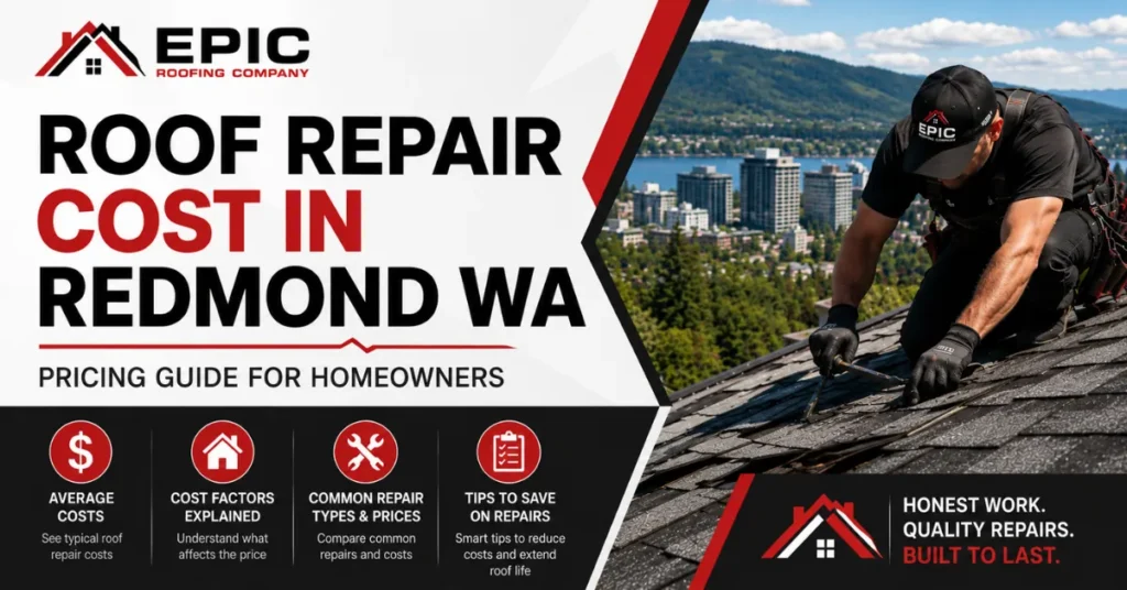 What is the Roof Repair Cost in Redmond
