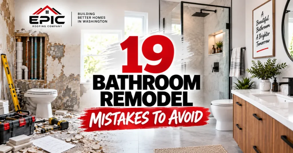 19 Bathroom Remodel Mistakes to Avoid in Seattle