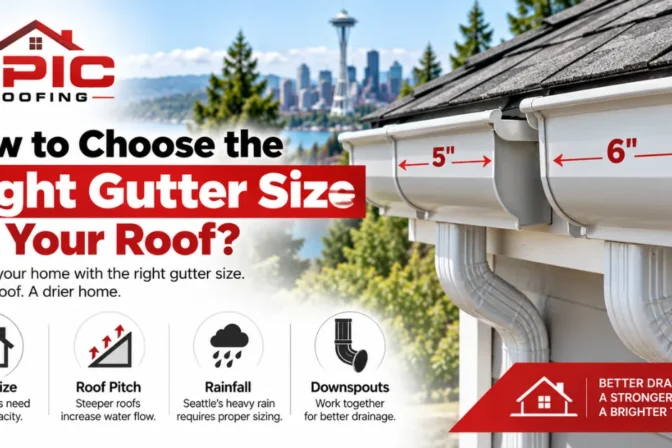 How to Choose the Right Gutter Size for Your Roof?