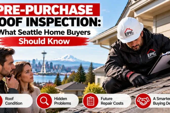 Pre-Purchase Roof Inspection: What Seattle Home Buyers Should Know